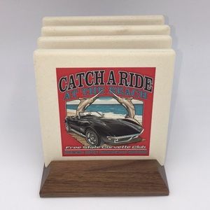 Free State Corvette Club Ocean City "Catch A Ride At The Beach" Coasters 2009